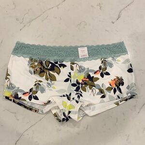 Auden Floral Lace Boyshorts 2X - Women Plus 20 - 22